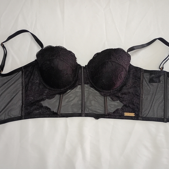 Baby Phat Black Lace Bustier - Picture 4 of 7